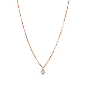 エルサ・ペレッティ ダイヤモンド バイ ザ ヤード ペンダント 0.07カラット 18Kローズゴールド | Tiffany & Co.