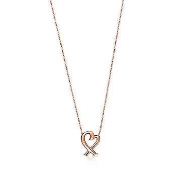 の*み様 Tiffany & Co. パロマピカソ ラビングハートペンダントシル パロマ・ピカソ ラビング ハート ペンダント（スモール）18K
