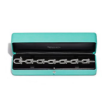 ティファニー ハードウェア リンク ブレスレット スターリングシルバー（ラージ） | Tiffany & Co.