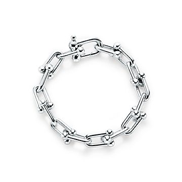 ティファニー TIFFANY＆CO ハードウェアラージリンク スモールブレス シルバー925 ジュエリーブレスレット/バングル