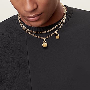 ティファニー ハードウェア ラップ ネックレス イエローゴールド  