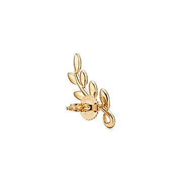 【美品】Tiffany & Co.パロマピカソオリーブリーフクライマーピアス パロマ・ピカソ オリーブ リーフ クライマー ピアス 18Kゴールド