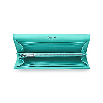 銀座本店・キャットストリート店・オンライン限定】コンチネンタル ウォレット ティファニー ブルー | Tiffany & Co.