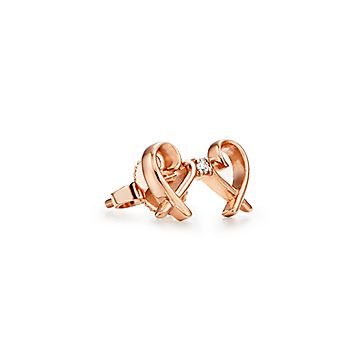 c084 美品　ティファニー　ダブル　ラビングハート ピアス　パロマピカソ925 TIFFANY&Co. ティファニー ピアス ラビングハート パロマピカソ