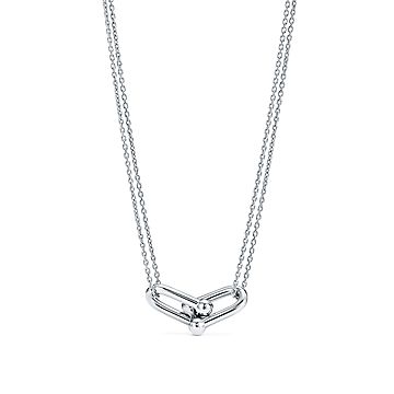 ティファニー ハードウェア ダブル リンク ペンダント スターリング  