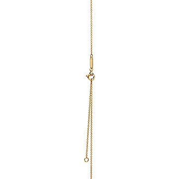 リターン トゥ ティファニー™ ミニ ダブル ハート タグ ペンダント 18K