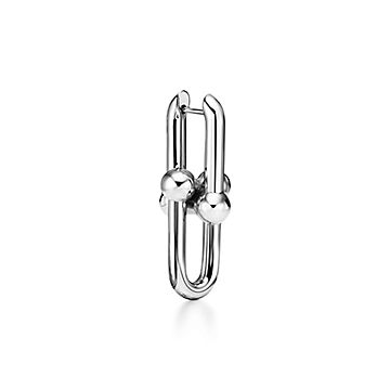 ティファニー ハードウェア ラージ リンク ピアス スターリング