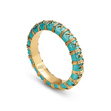 エナメル コレクション ブレスレット イエローゴールド アジュール