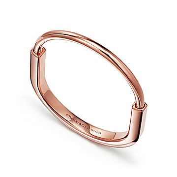 ティファニー ロック バングル ローズゴールド | Tiffany & Co