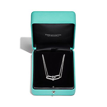 極美品 ティファニー ハードウェア ラージ ダブルリンク ペンダント おまけ付き Tiffany＆Co Tiffanyハードウェアラージ ダブルリンクペンダント