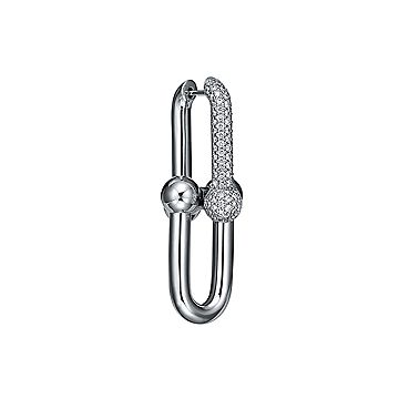 も*じ様 ティファニー ハードウェア ラージ リンク ピアス TIFFANY & Co. ティファニー ハードウェア ラージ リンク ピアス K18YG