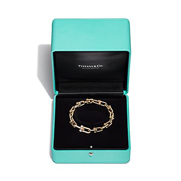 （日本完売色） Tiffany ミディアム リンク ピアス ゴールド 大人気【Tiffany&Co】ハードウェア ミディアム リンク ピアス