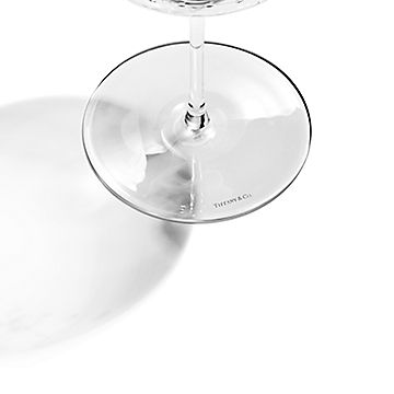 ティファニー ジャルダン レッド ワイングラス 手彫りガラス | Tiffany