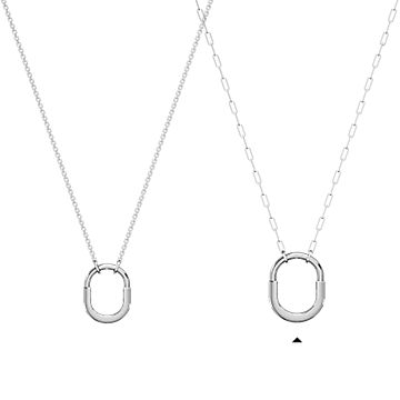 ティファニー ロック ペンダント ホワイトゴールド（ミディアム