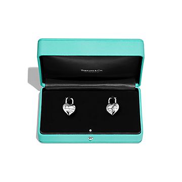 リターン トゥ ティファニー™ フルハート ピアス スターリングシルバー | Tiffany & Co.