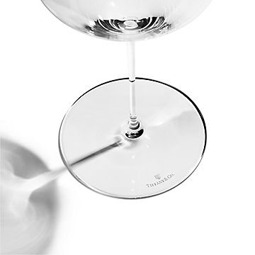 ティファニー コニサー カベルネ ワイングラス クリスタルガラス、4個