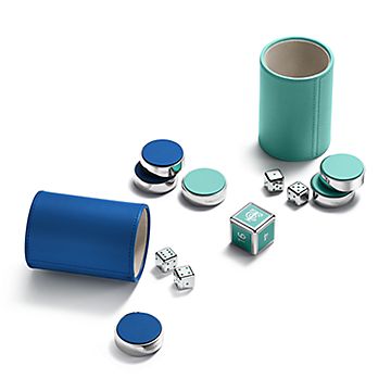 ティファニー ファセット バックギャモン セット ティファニー ブルー