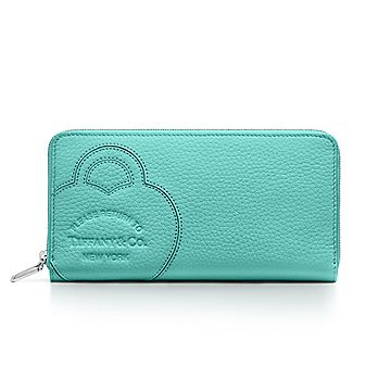 オンライン限定】リターン トゥ ティファニー™ ジップ ウォレット ＆ キーリング セット レザー | Tiffany & Co.