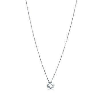 エルサ・ペレッティ™ オープン ハート ペンダント プラチナ | Tiffany 