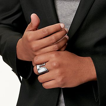 エルサ・ペレッティ™ スプリット リング スターリングシルバー エルサ・ペレッティ™ スプリット リング スターリングシルバー