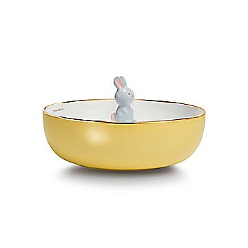タイニー ティファニー ラビット スープ ボウル ボーンチャイナ 