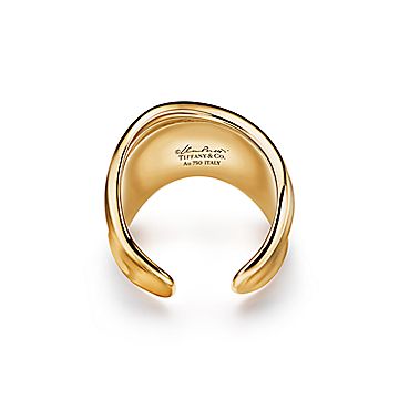エルサ・ペレッティ™ ボーン リング イエローゴールド | Tiffany & Co 
