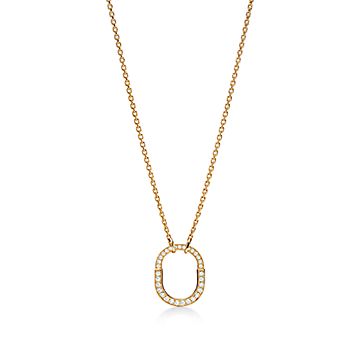 Tiffany & Co_スモール ペンダント_White Gold ティファニー ロック ペンダント ホワイトゴールド（スモール