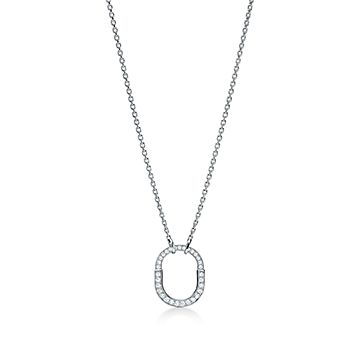Tiffany ティファニーロック　スモールペンダント YGダイヤ ティファニー ロック ペンダント ダイヤモンド イエローゴールド