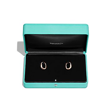 ティファニー ロック ピアス パヴェ ダイヤモンド ローズゴールド