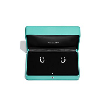 ティファニー ロック ピアス パヴェ ダイヤモンド ホワイトゴールド