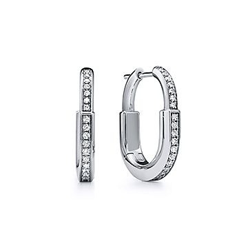 ロック ピアス イエローゴールド ティファニー ロック ピアス ダイヤモンド イエローゴールド