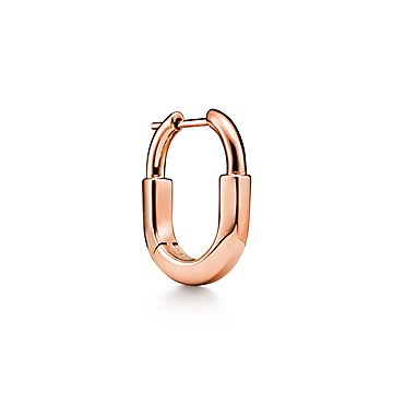ティファニー ロック ピアス ローズゴールド（スモール