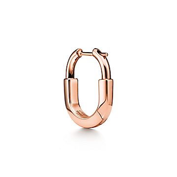 ティファニー ロック ピアス ローズゴールド（スモール