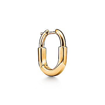 ティファニー ロック ピアス イエローゴールド（スモール） | Tiffany 