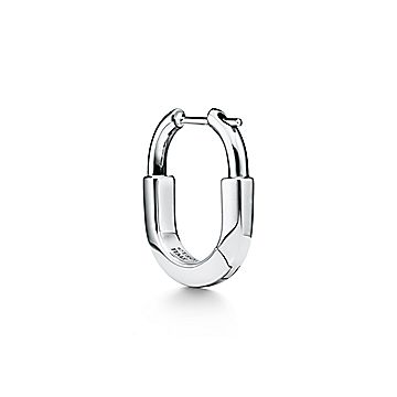 ティファニー ロック ピアス ホワイトゴールド（スモール） | Tiffany 