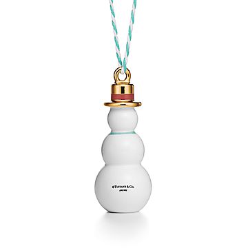ティファニー　man Ornament TIFFANY & CO. Crystal Christmas Gingerbread man Ornament
