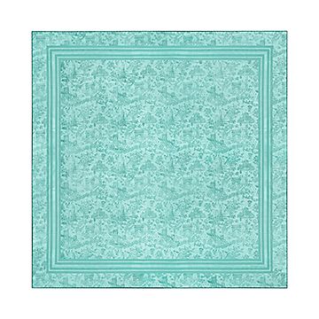 ティファニー トワレ ストール ティファニー ブルー シルク ＆ ウール