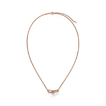 【箱つき極美品】 ダブル リンク ペンダント ローズゴールド 大人気 】 ダブル リンク ペンダント ローズゴールド GT - メルカリ
