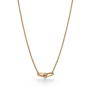 ティファニー ハードウェア ダブル リンク ペンダント イエロー  