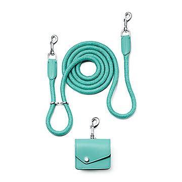 ティファニー　ペットリーシュ　超美品 ペットリーシュ ティファニー ブルー レザー ラージ | Tiffany & Co.