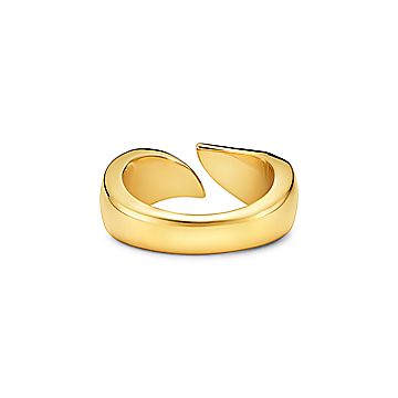 エルサ・ペレッティ™ フェザー リング イエローゴールド | Tiffany & Co