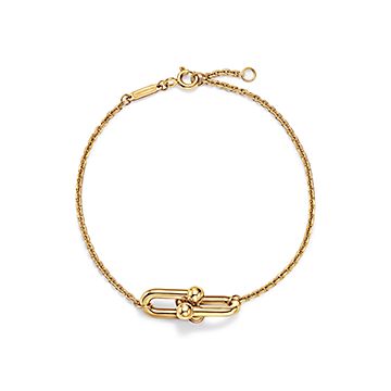 ティファニー ハードウェア ダブル リンク ブレスレット イエロー