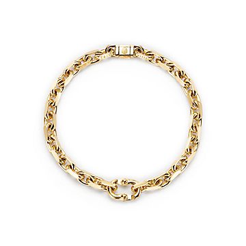 ティファニー 1837™ メイカーズ ナロー チェーン ブレスレット（ミディアム）18K ゴールド | Tiffany & Co.