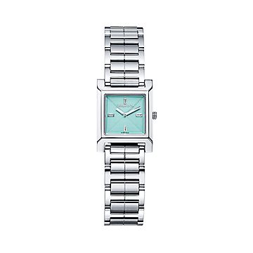 【電池交換済／希少】TIFFANY&Co. ティファニー スクエア腕時計 スイス