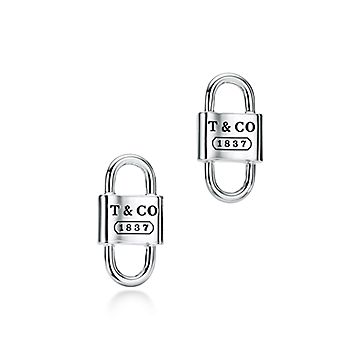 ティファニー 1837™ ダブル ロック スタッド ピアス