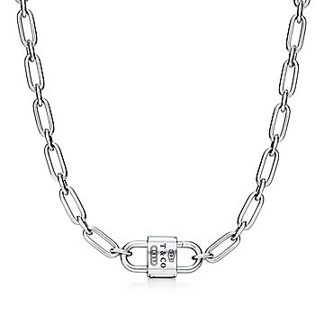 ティファニー 1837™ ダブル ロック ネックレス スターリングシルバー 