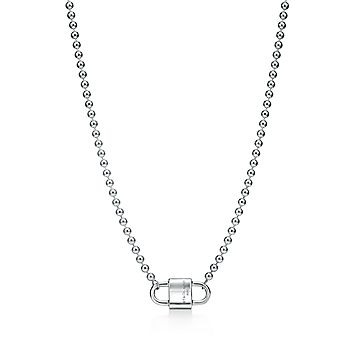 Tiffany & Co. 1837TM スモール ダブル ロック ネックレス TIFFANY&Co.】スモールダブルロックネックレス (Tiffany & Co