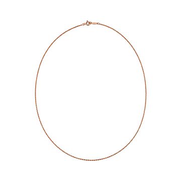 チェーン 18K ローズゴールド、長さ 18