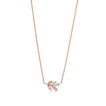ティファニー ビクトリア™ ダイヤモンド ブランチ ペンダント 18K 
