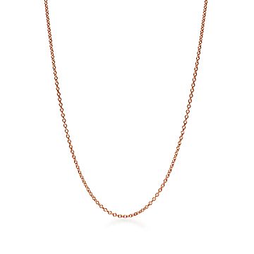 plain rose gold chain